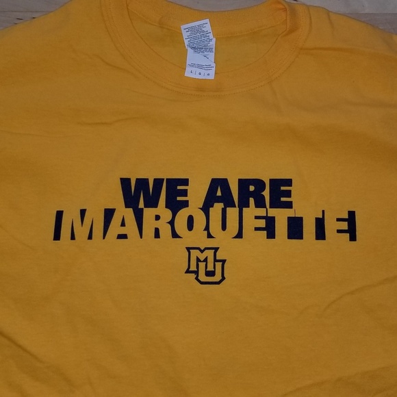 Gildan Other - Gildan Yellow "We Are Marquette" Short Sleeve T-Shirt
